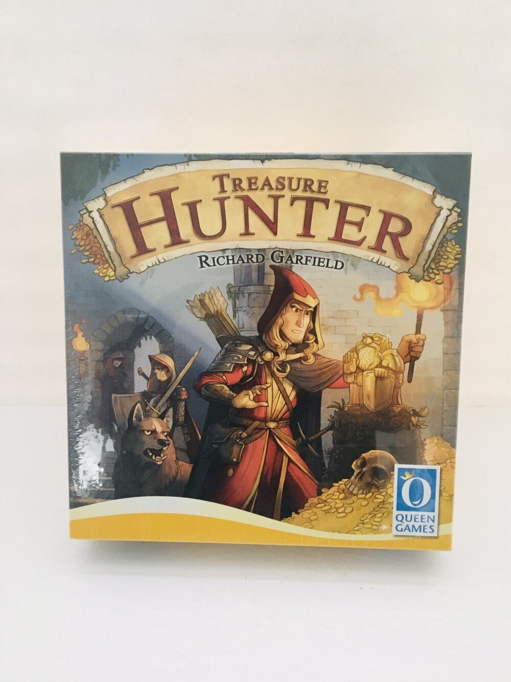 Brand New Treasure Hunter Board Game Queen Games 2015 Sealed Richard Garfield